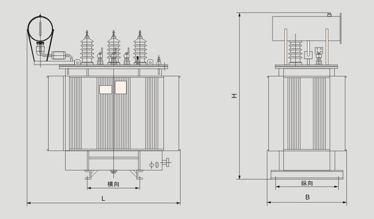 35KV級(jí)S9油浸式電力變壓器